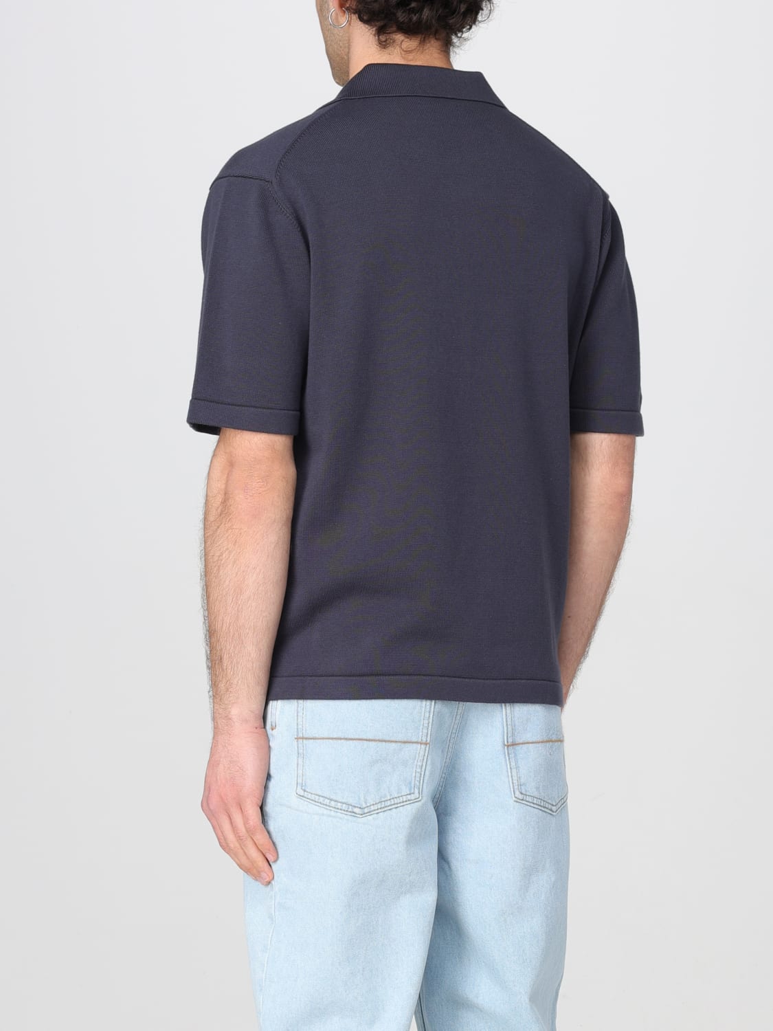 MAISON KITSUNÉ POLO: Polo hombre Maison KitsunÉ, Gris - Img 2