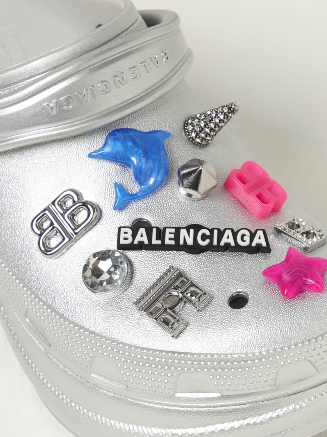 BALENCIAGA: Loafers woman - Silver | Balenciaga shoes BALENCIAGA: Loafers woman - Silver | Balenciaga shoes