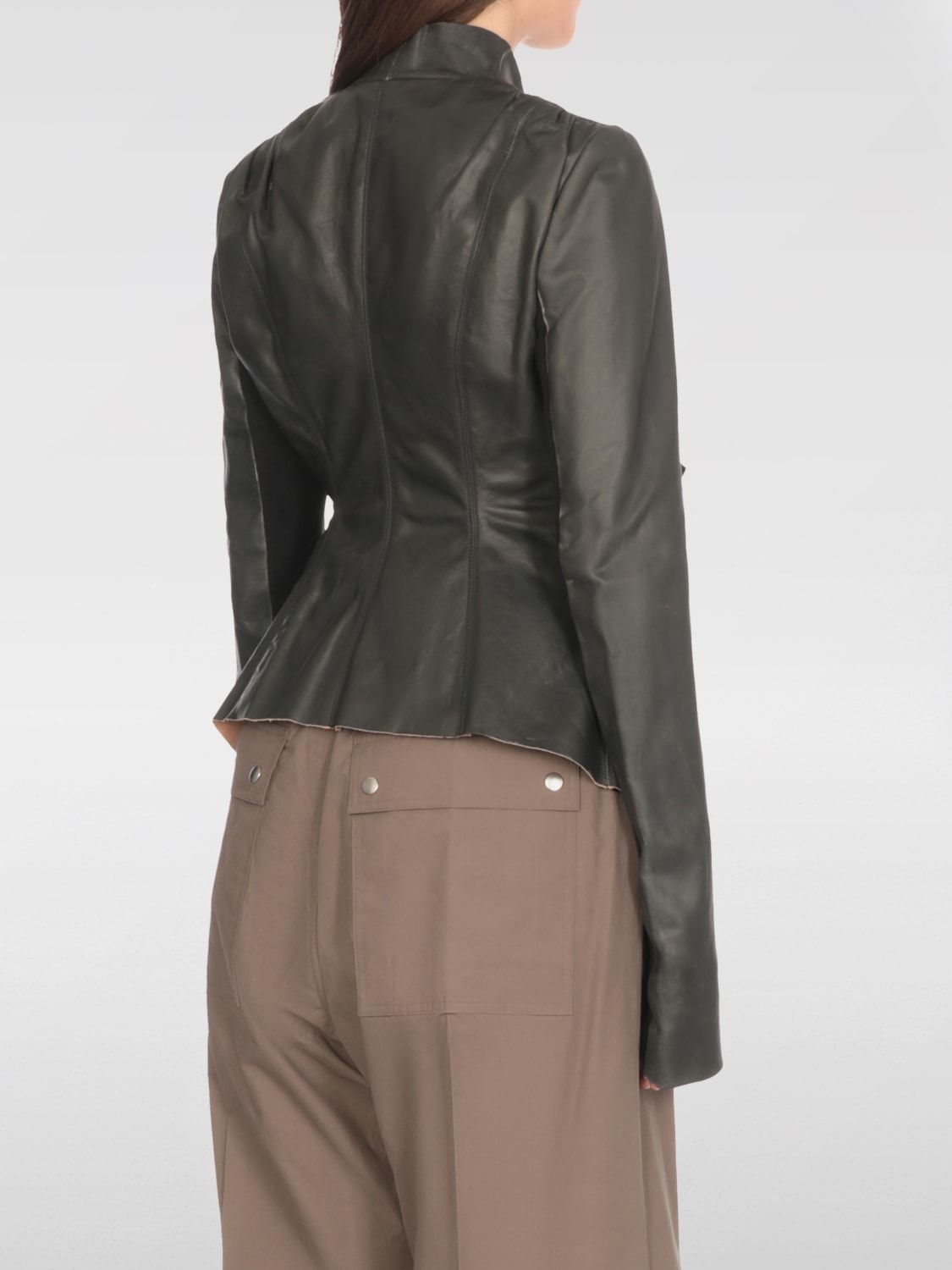 ジャケット RICK OWENS Woman Jacket Black RP01E7749LTP 09 RICK OWENS - JACKETS - Rick Owens