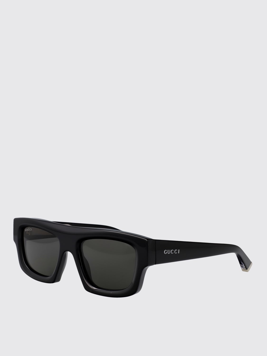 GUCCI SUNGLASSES: Sunglasses men Gucci, Black - Img 1