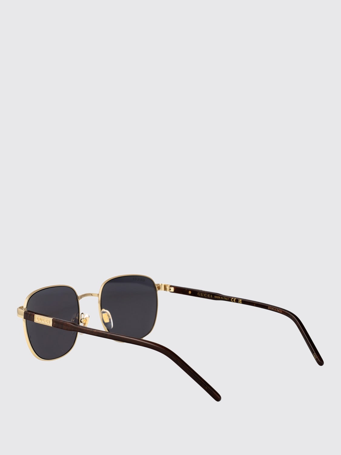GUCCI SUNGLASSES: Sunglasses men Gucci, Gold - Img 3