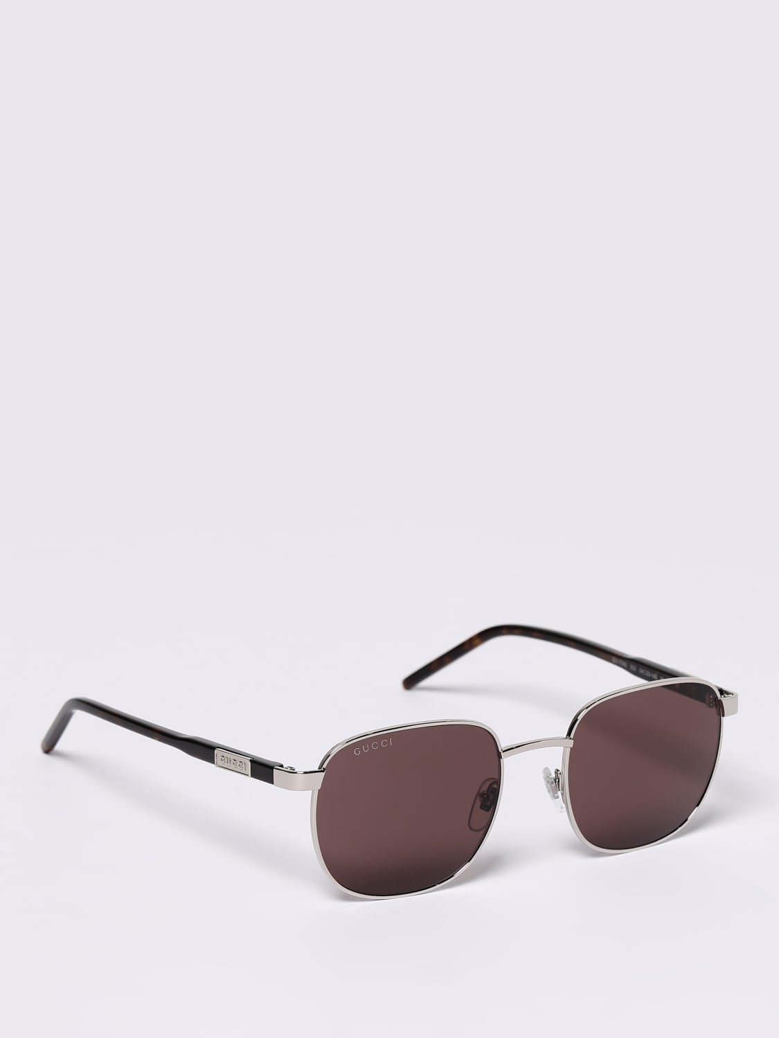 GUCCI SUNGLASSES: Sunglasses men Gucci, Silver - Img 1