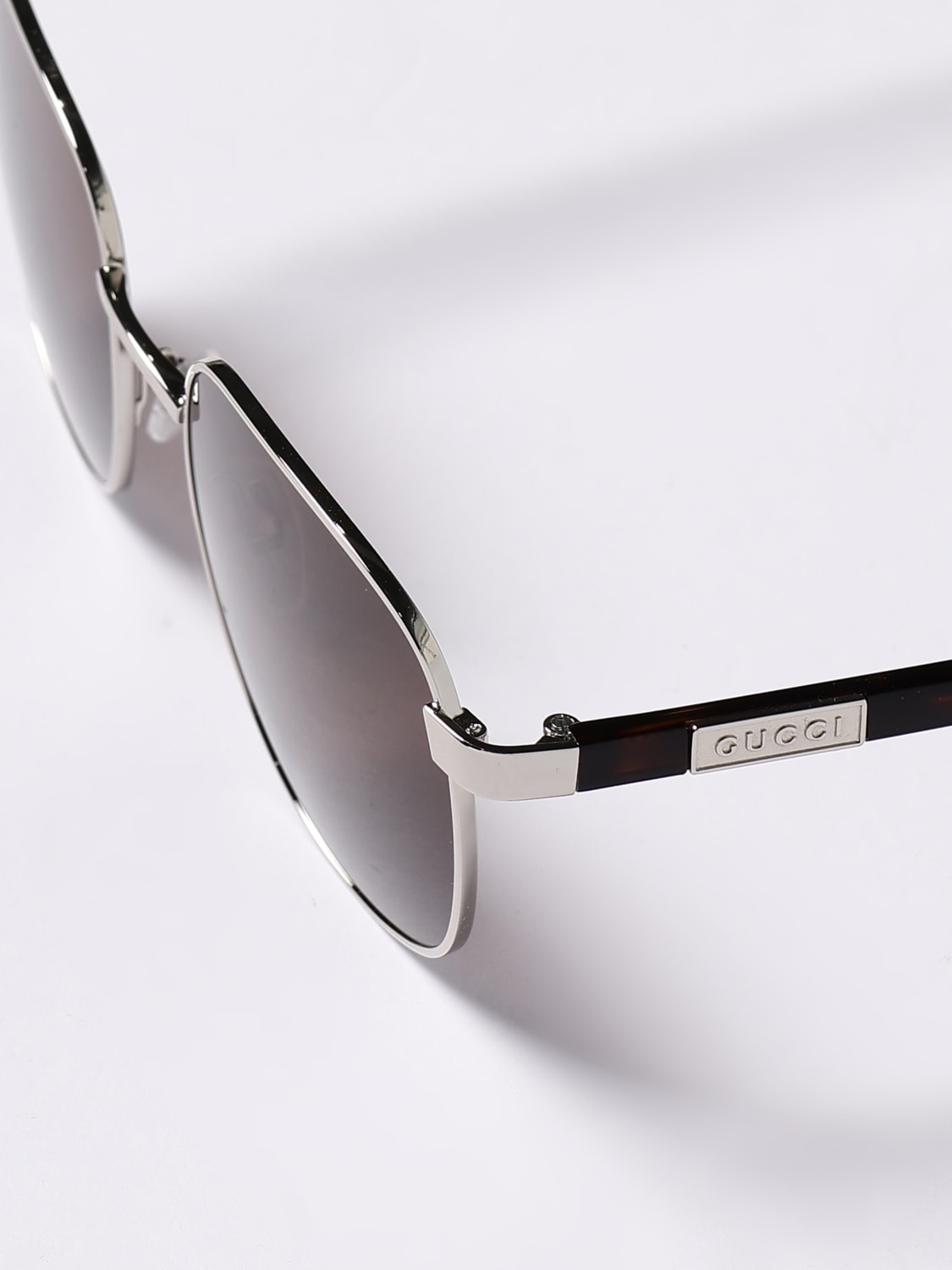 GUCCI SUNGLASSES: Sunglasses men Gucci, Silver - Img 4