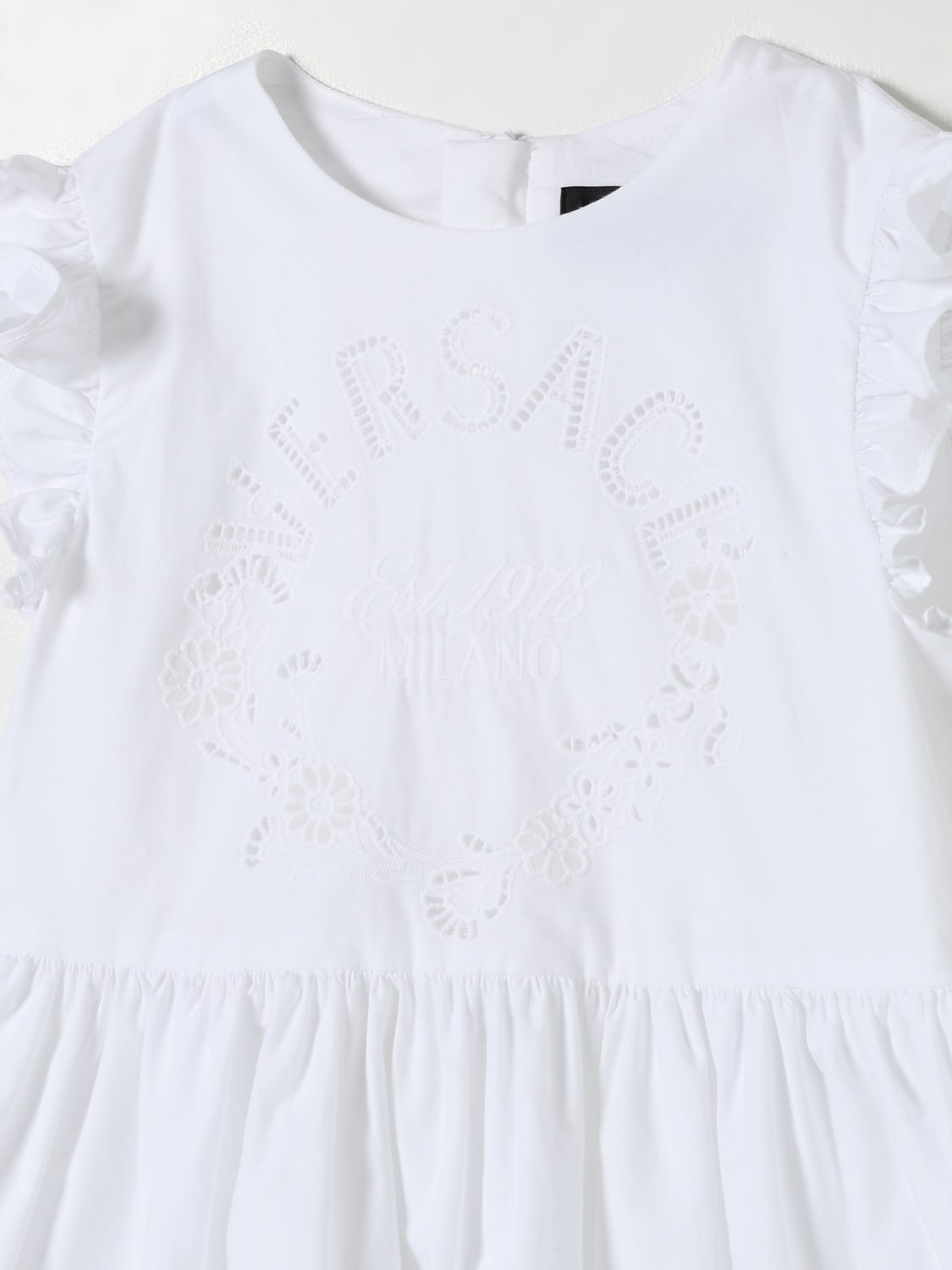 VERSACE ROMPER: Romper kids Versace, White - Img 3