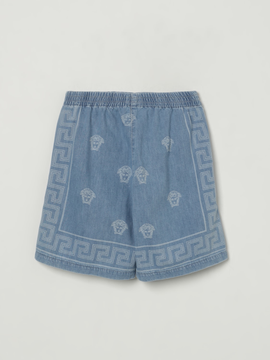 VERSACE SHORTS: Shorts kids Versace, Denim - Img 2