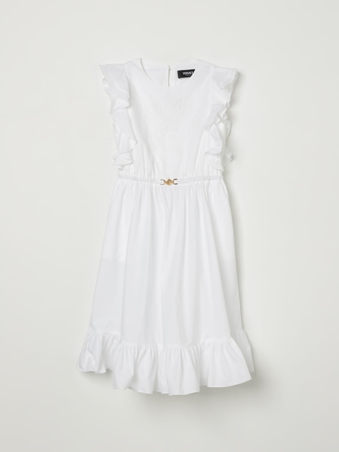 VERSACE DRESS: Dress kids Versace, White - Img 1