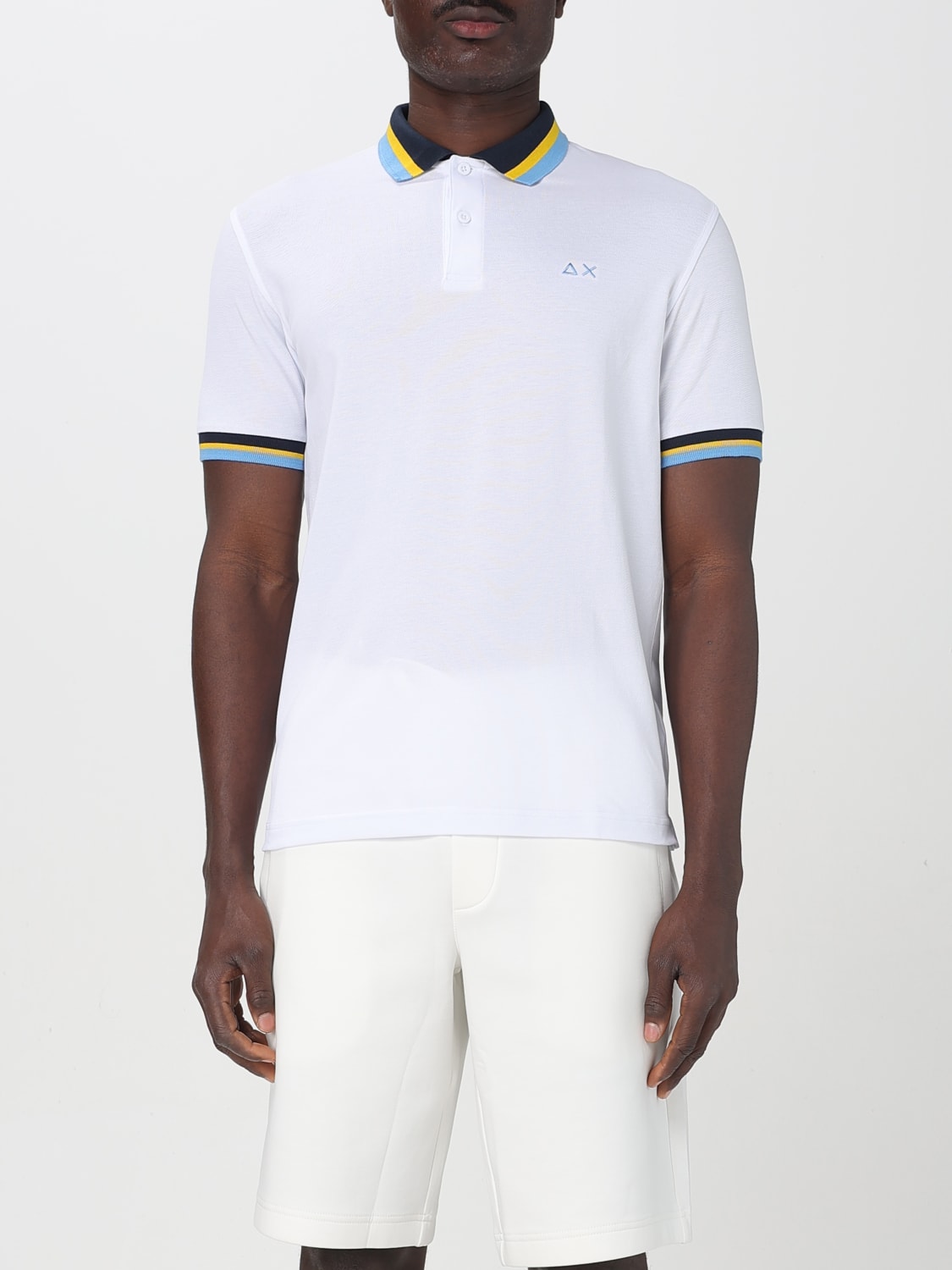 SUN68 POLO: Polo SUN68 in cotone , Bianco - Img 1
