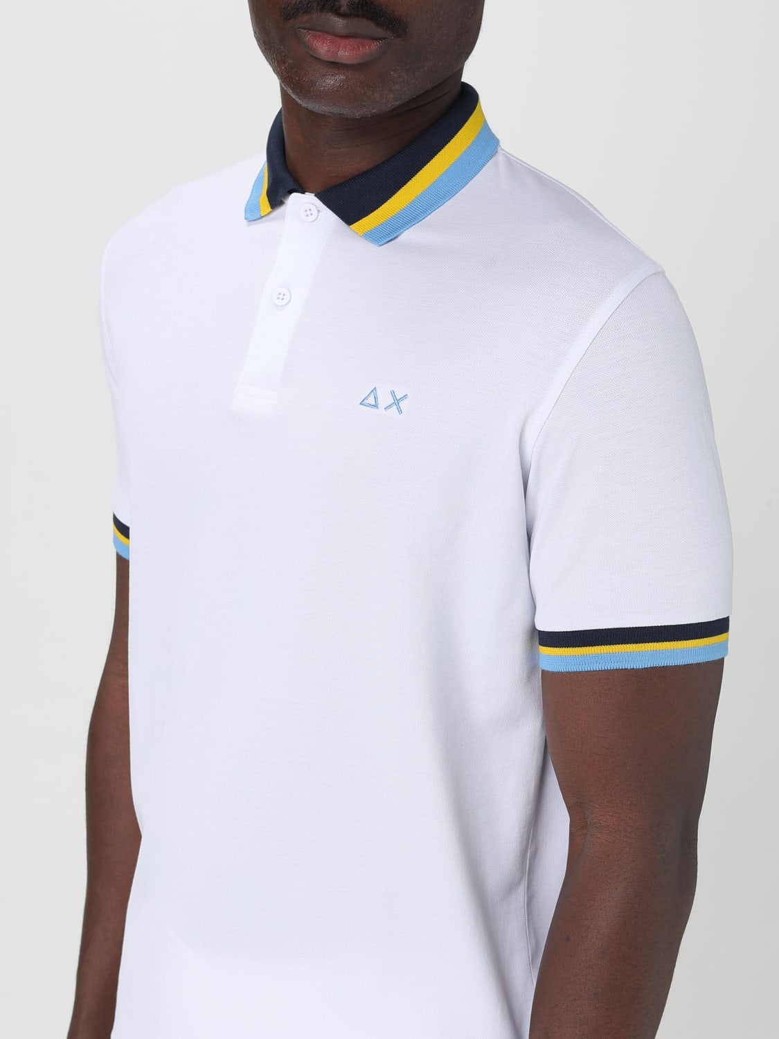 SUN68 POLO: Polo SUN68 in cotone , Bianco - Img 3