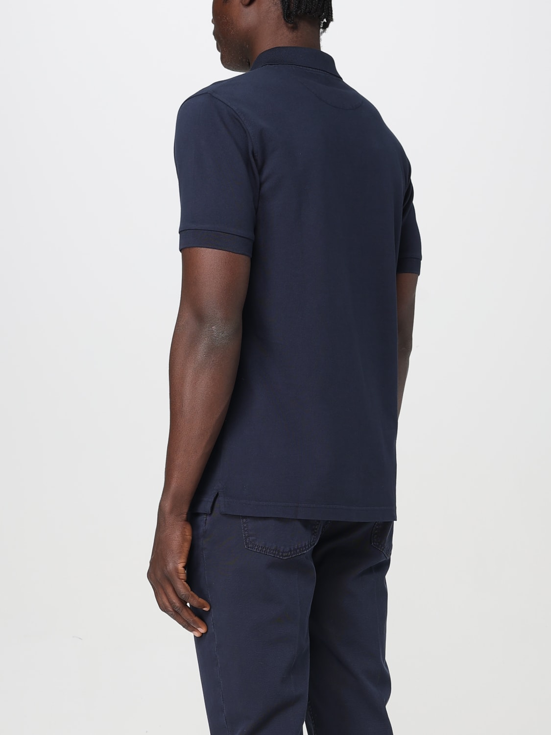 SUN68 POLO: Polo classica SUN68 in cotone , Blue Navy - Img 2