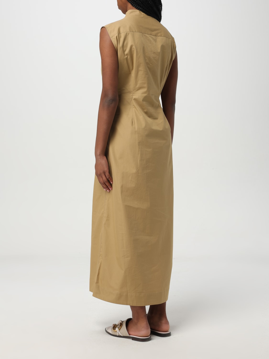 LOU LOU STUDIO DRESS: Dress woman Lou Lou Studio, Brown - Img 2