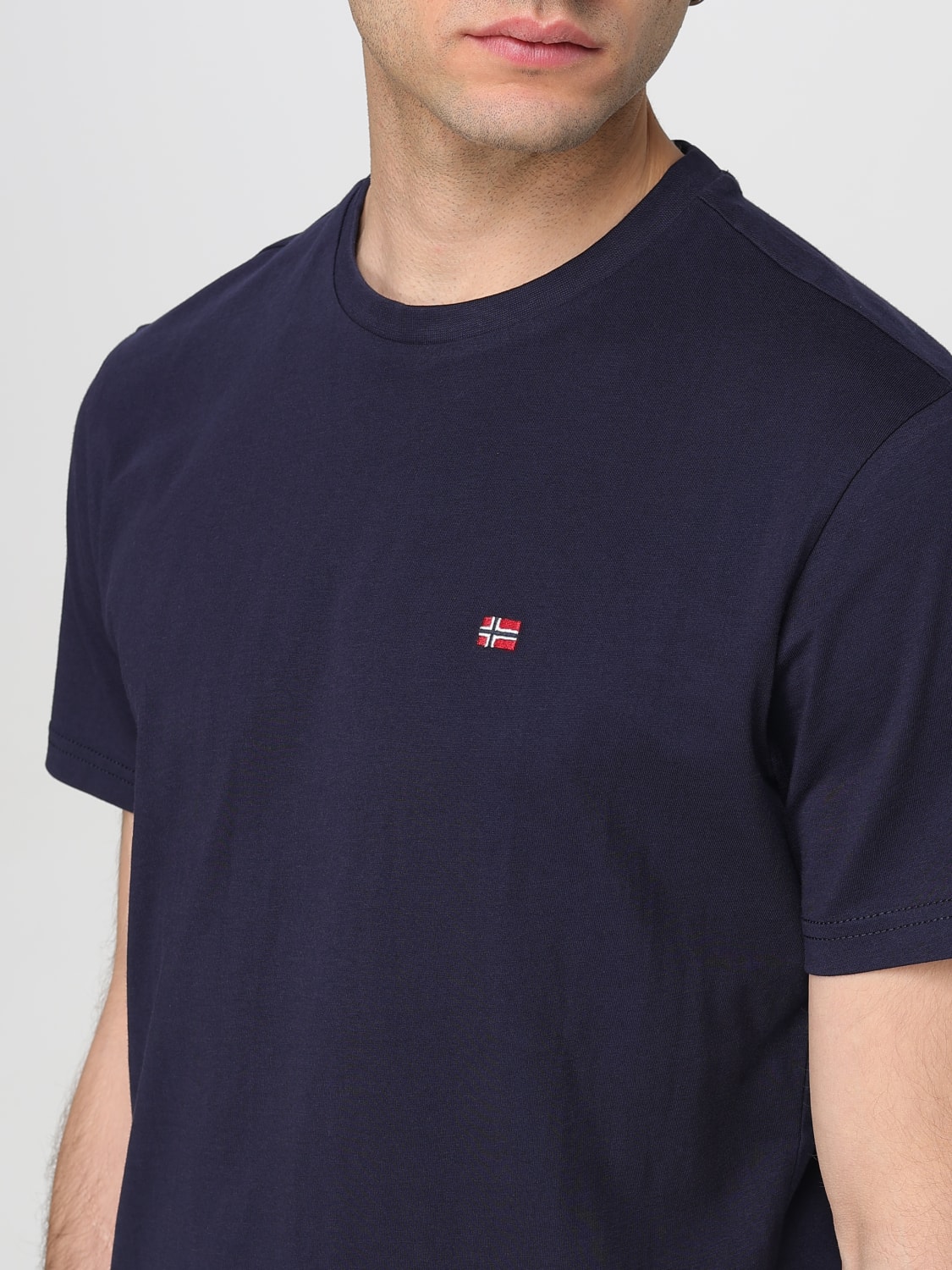 NAPAPIJRI T-SHIRT: T-shirt men Napapijri, Blue - Img 3