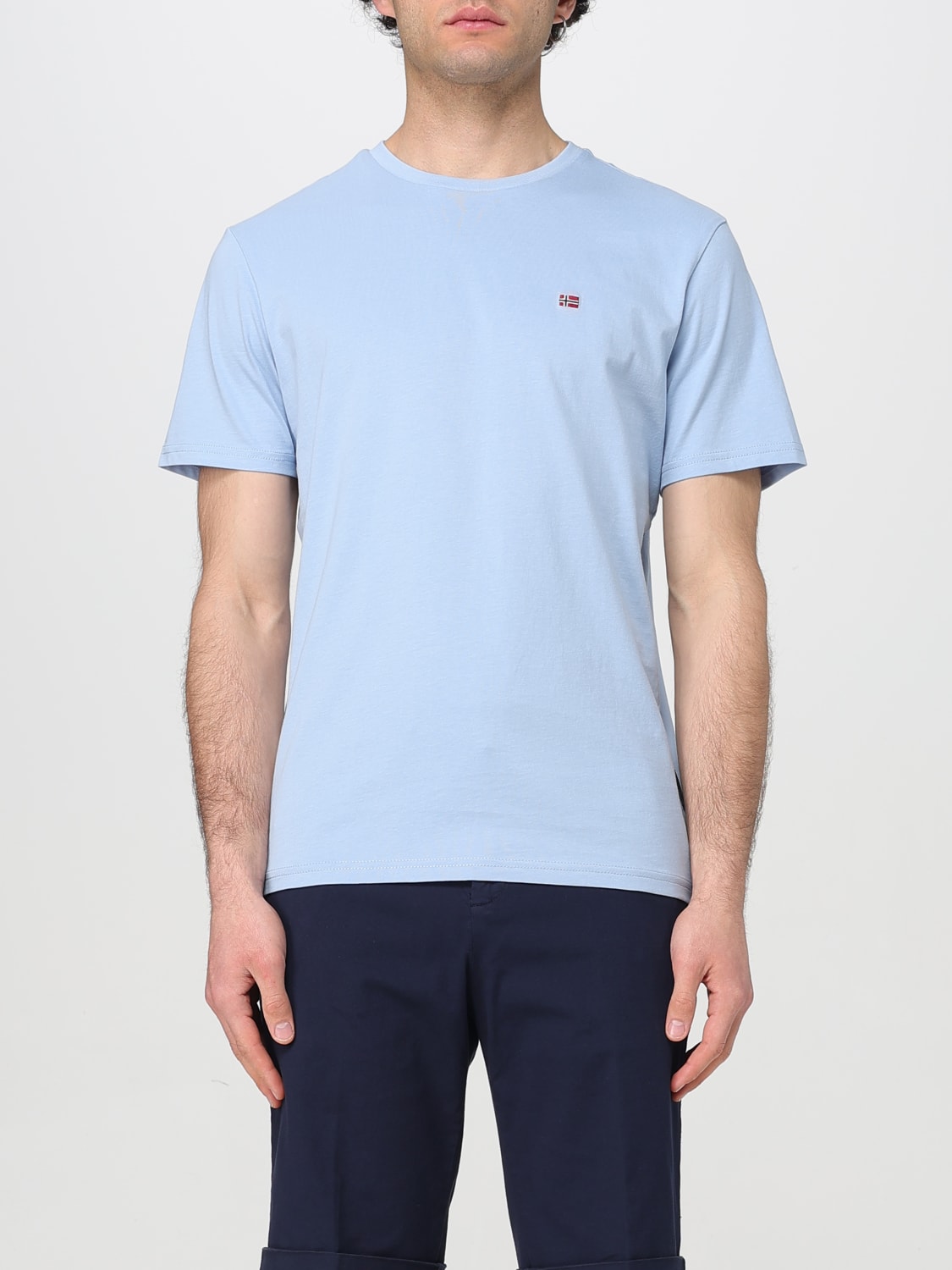 NAPAPIJRI T-SHIRT: T-shirt men Napapijri, Gnawed Blue - Img 1