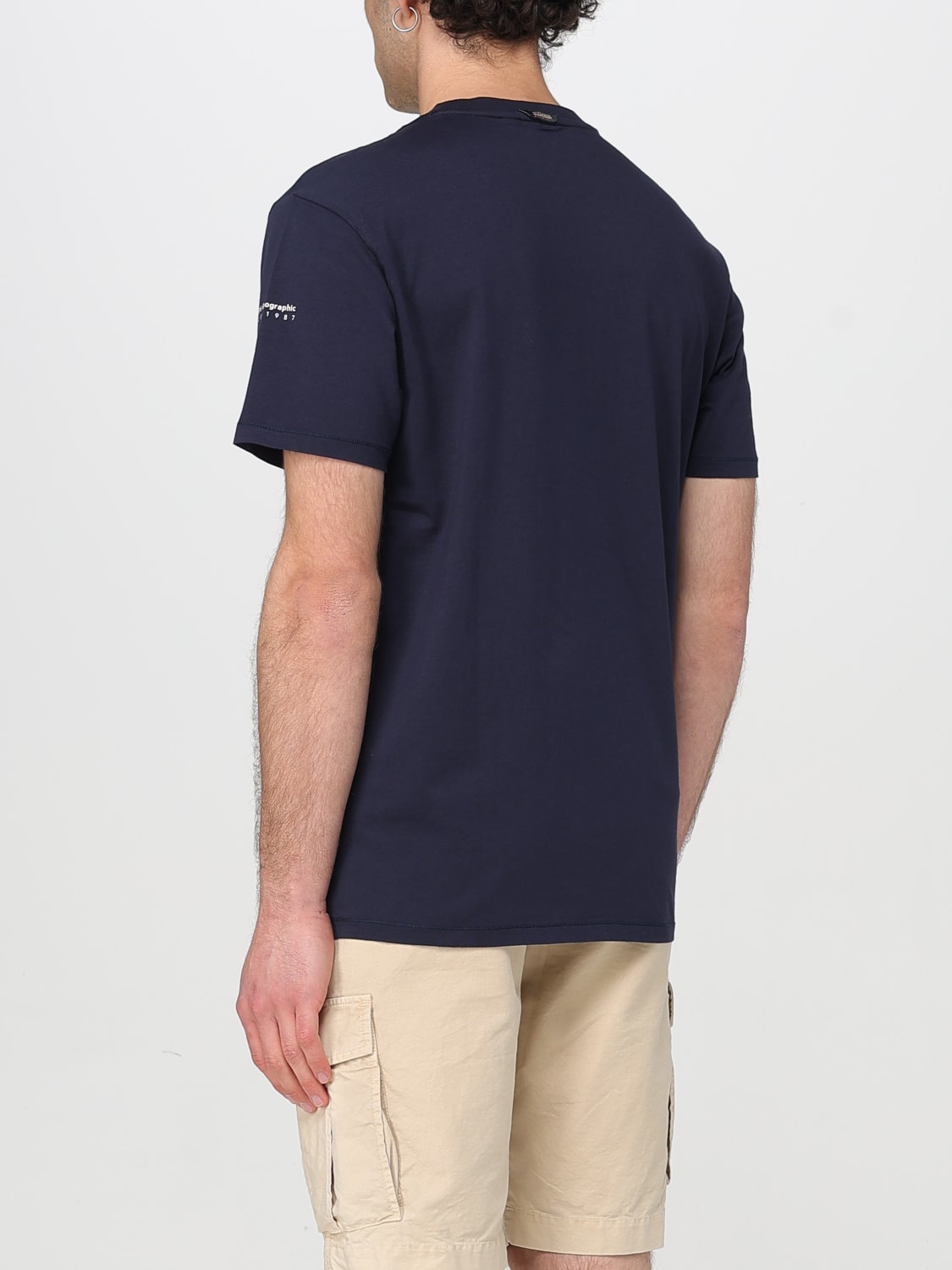 NAPAPIJRI T-SHIRT: T-shirt men Napapijri, Blue - Img 2