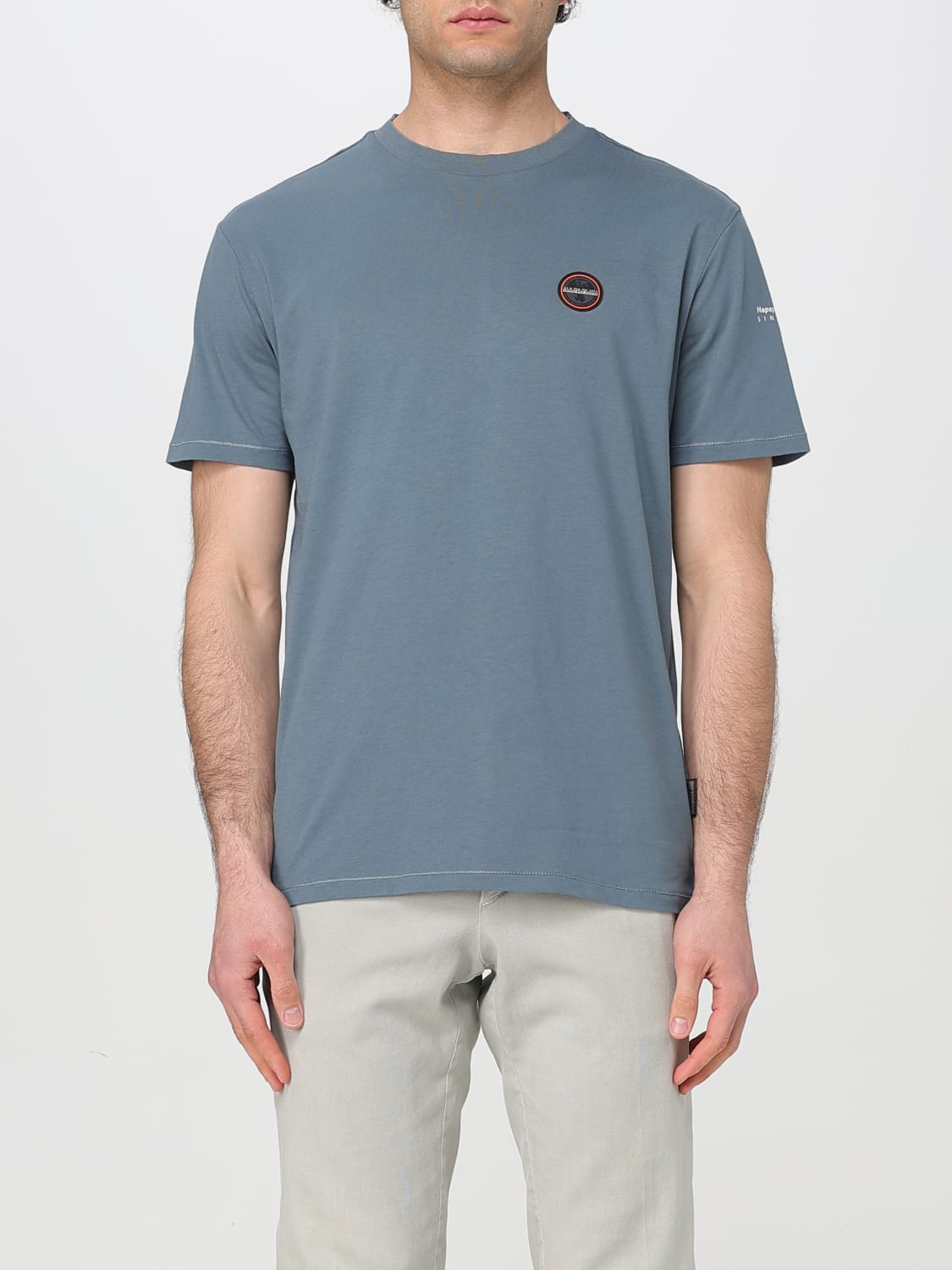 NAPAPIJRI T-SHIRT: T-shirt men Napapijri, Blue 1 - Img 1