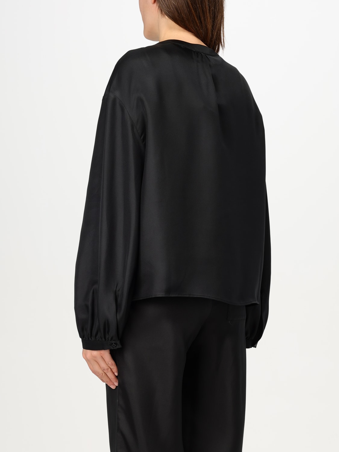 LOU LOU STUDIO CHEMISE: Chemise femme Lou Lou Studio, Noir - Img 3