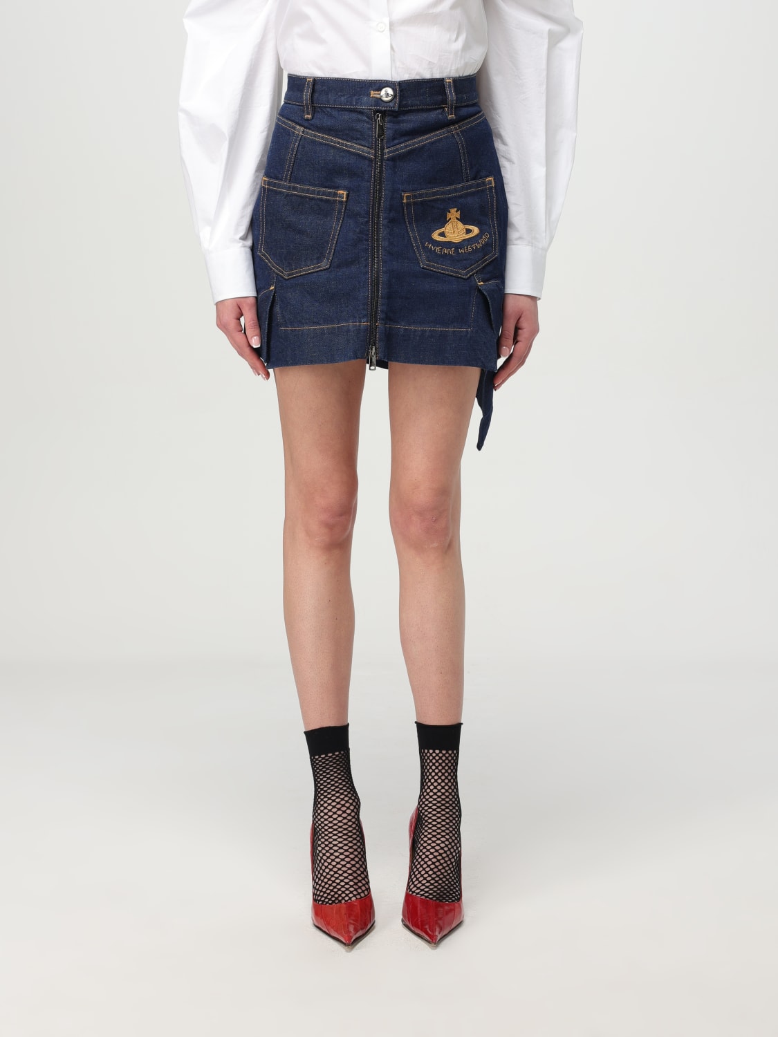 スカート VIVIENNE WESTWOOD Woman Skirt Blue 19030016W0162 VIVIENNE WESTWOOD: Skirt woman - Blue | Vivienne Westwood