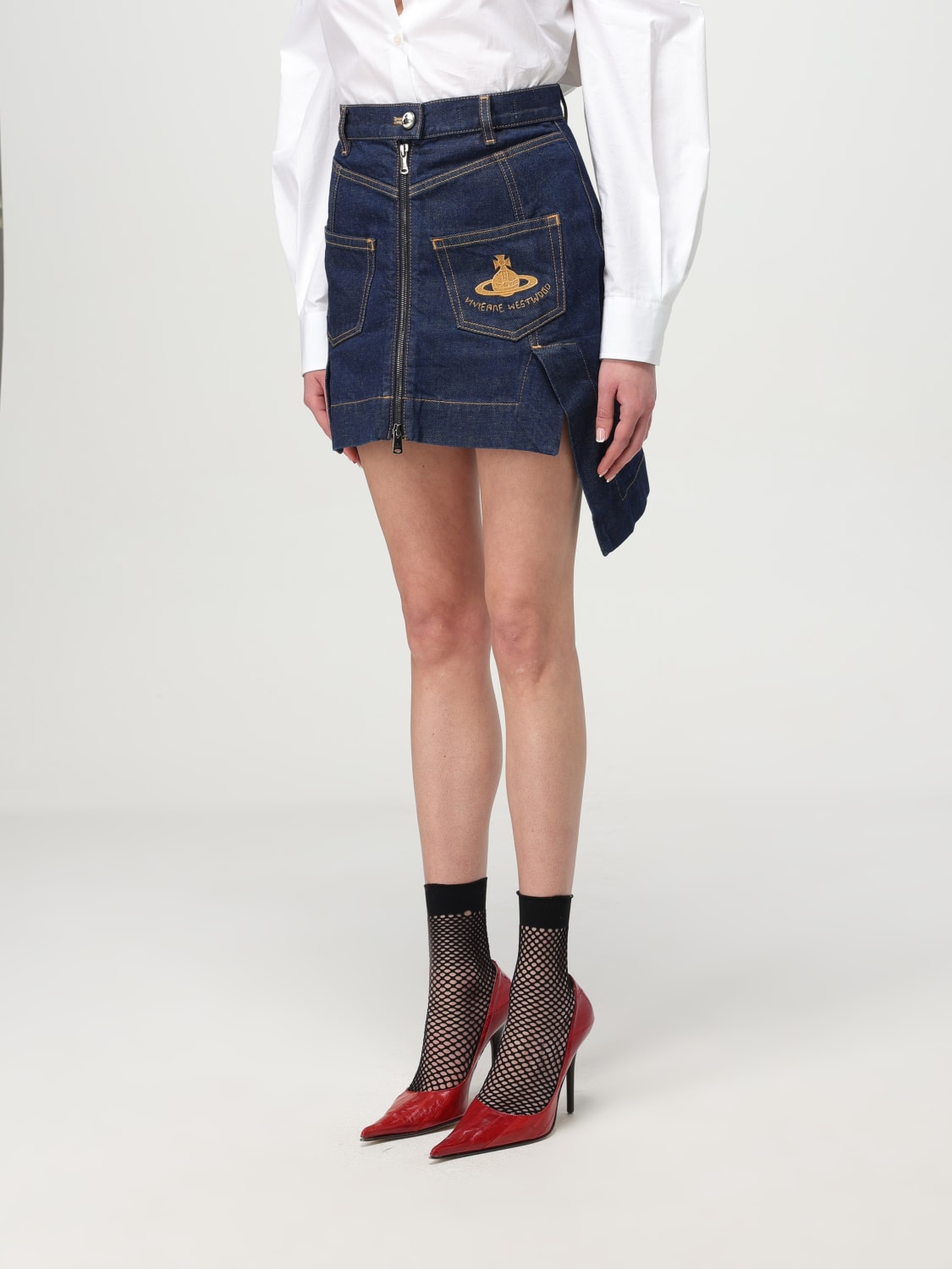 スカート VIVIENNE WESTWOOD Woman Skirt Blue 19030016W0162 VIVIENNE WESTWOOD: Skirt woman - Blue | Vivienne Westwood