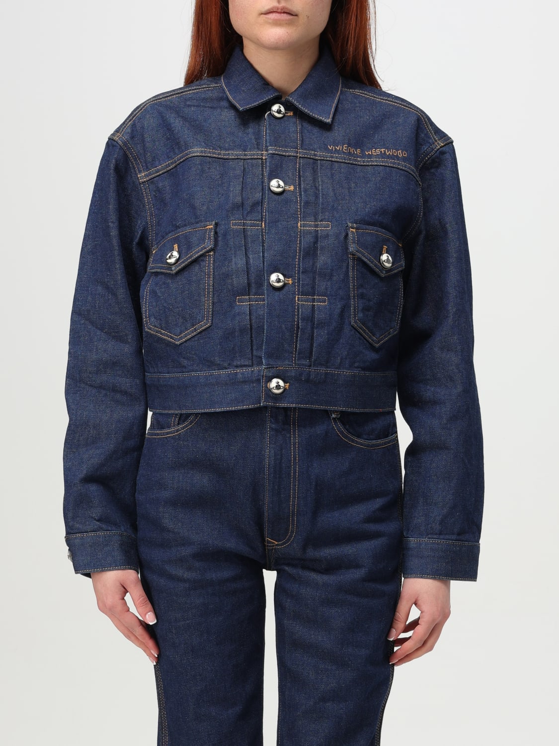 ジャケット VIVIENNE WESTWOOD Woman Jacket Blue 19010018W0162 VIVIENNE WESTWOOD: Jacket woman - Blue | Vivienne Westwood