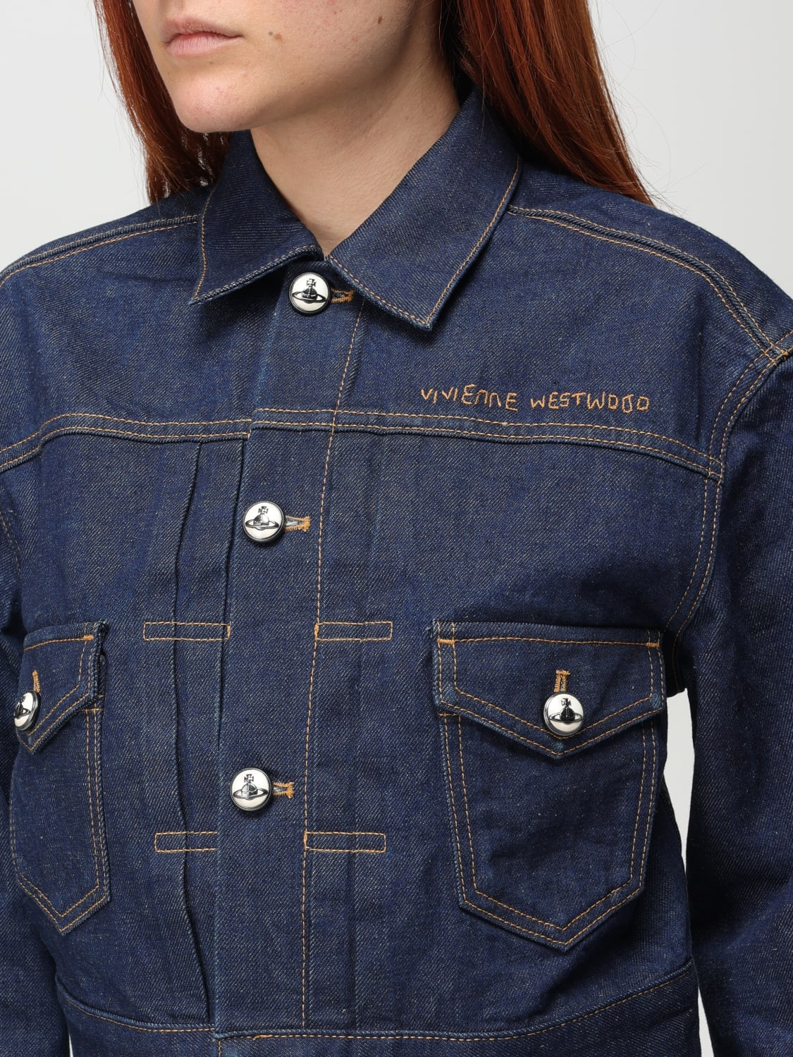 ジャケット VIVIENNE WESTWOOD Woman Jacket Blue 19010018W0162 VIVIENNE WESTWOOD: Jacket woman - Blue | Vivienne Westwood