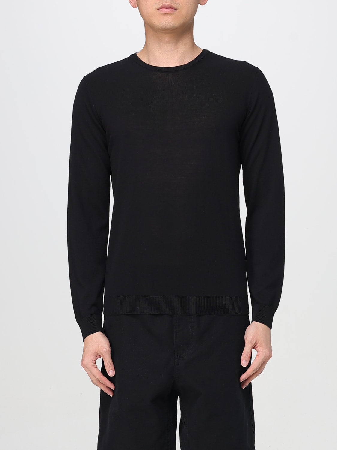 ROBERTO COLLINA PULL: Pull homme Roberto Collina, Noir - Img 1