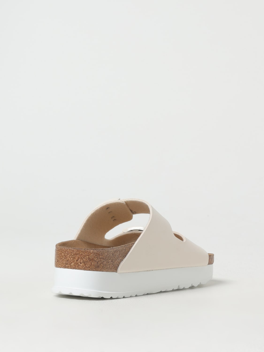 BIRKENSTOCK: Shoes woman - White | Birkenstock flat sandals