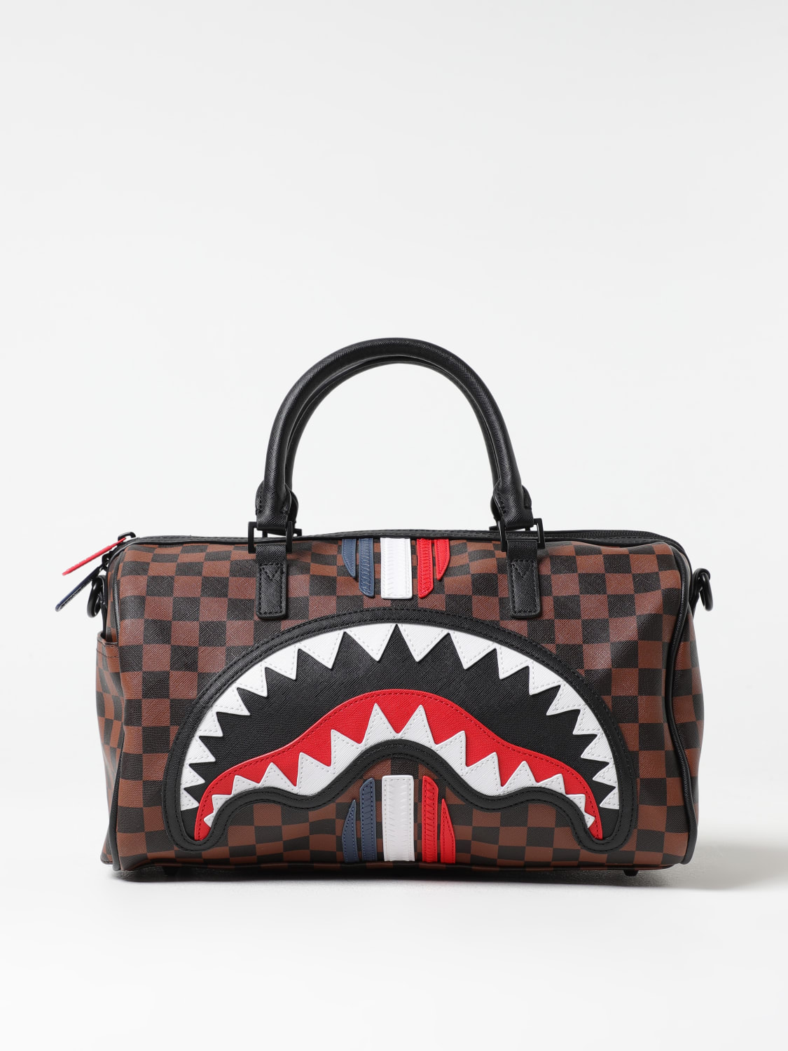 SPRAYGROUND BORSA A MANO: Bauletto Peeking Character Check Sprayground, Fantasia - Img 1