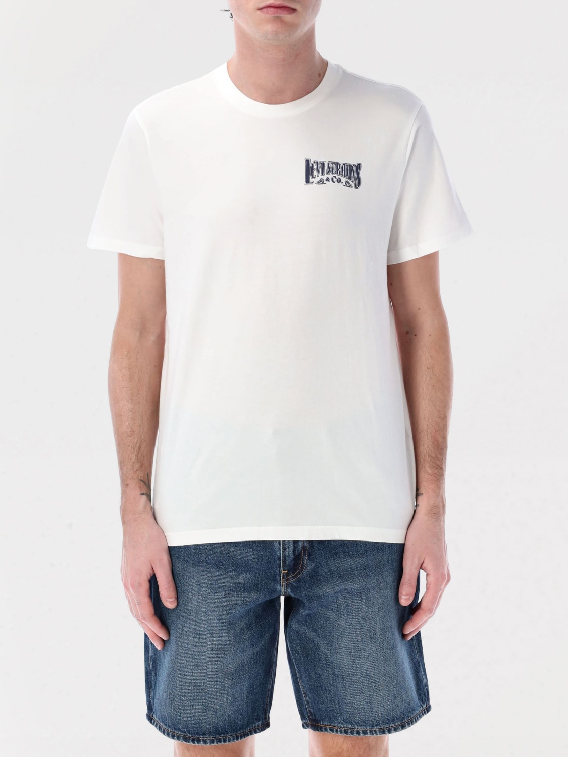 LEVI'S: T-shirt men - White | Levi's t-shirt 22491 online at