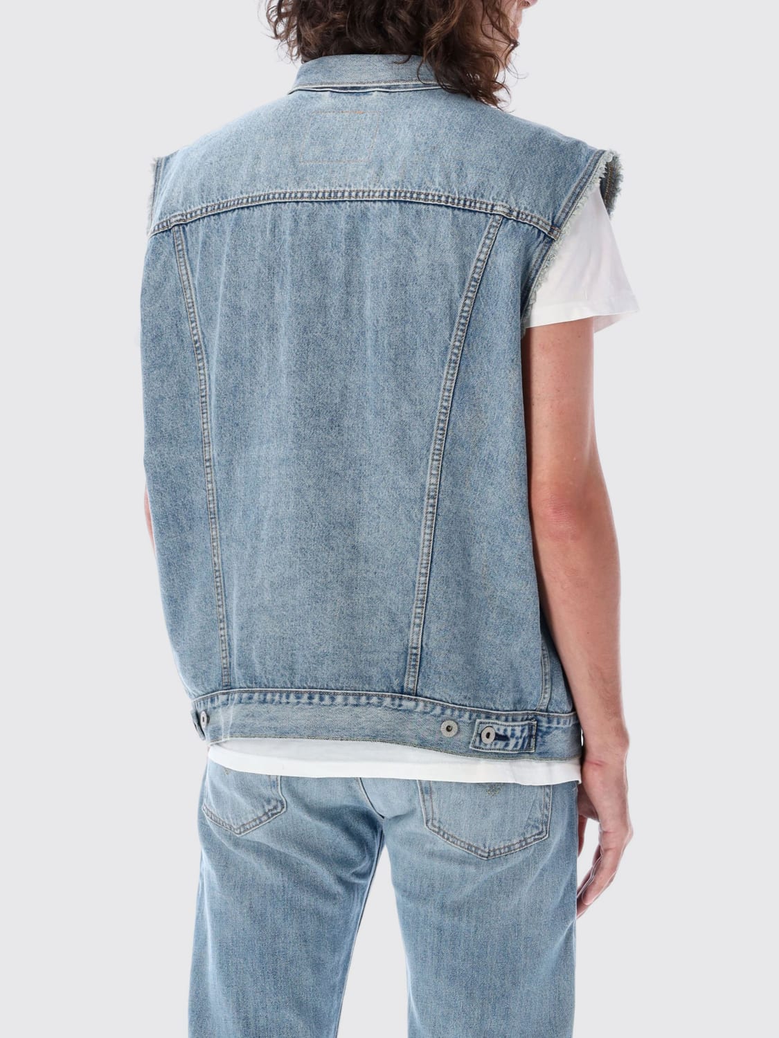 LEVI'S JACKET: Levi's sleeveless denim vest, Blue - Img 2