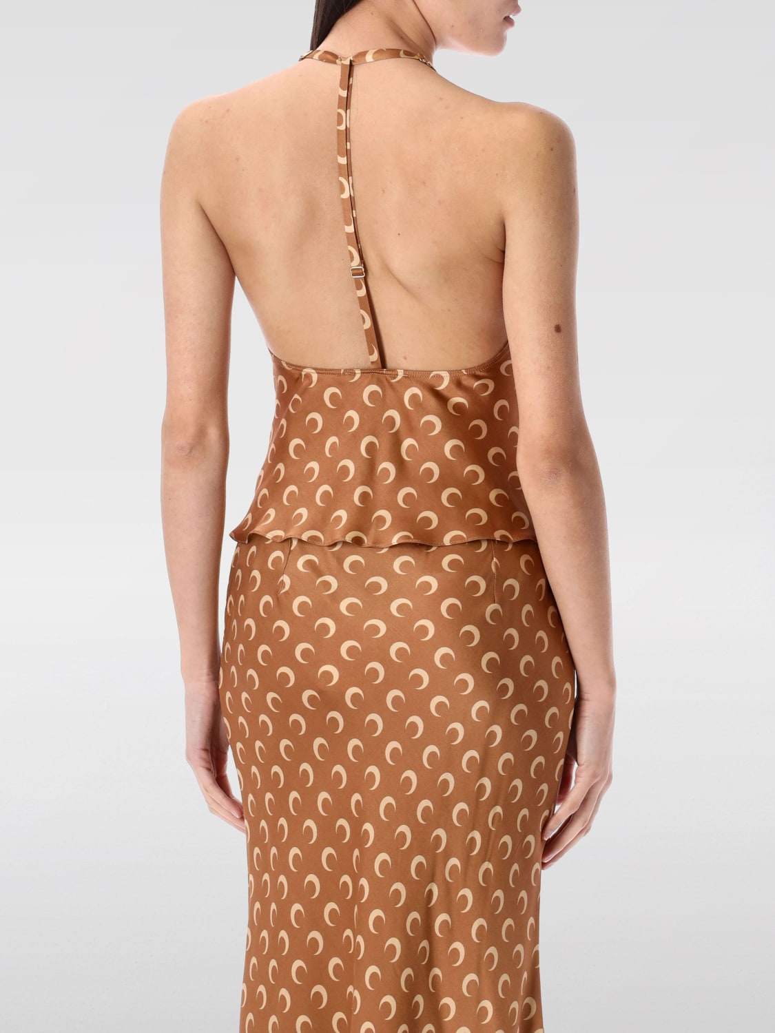 MARINE SERRE TOP: Top woman Marine Serre, Ecru - Img 2