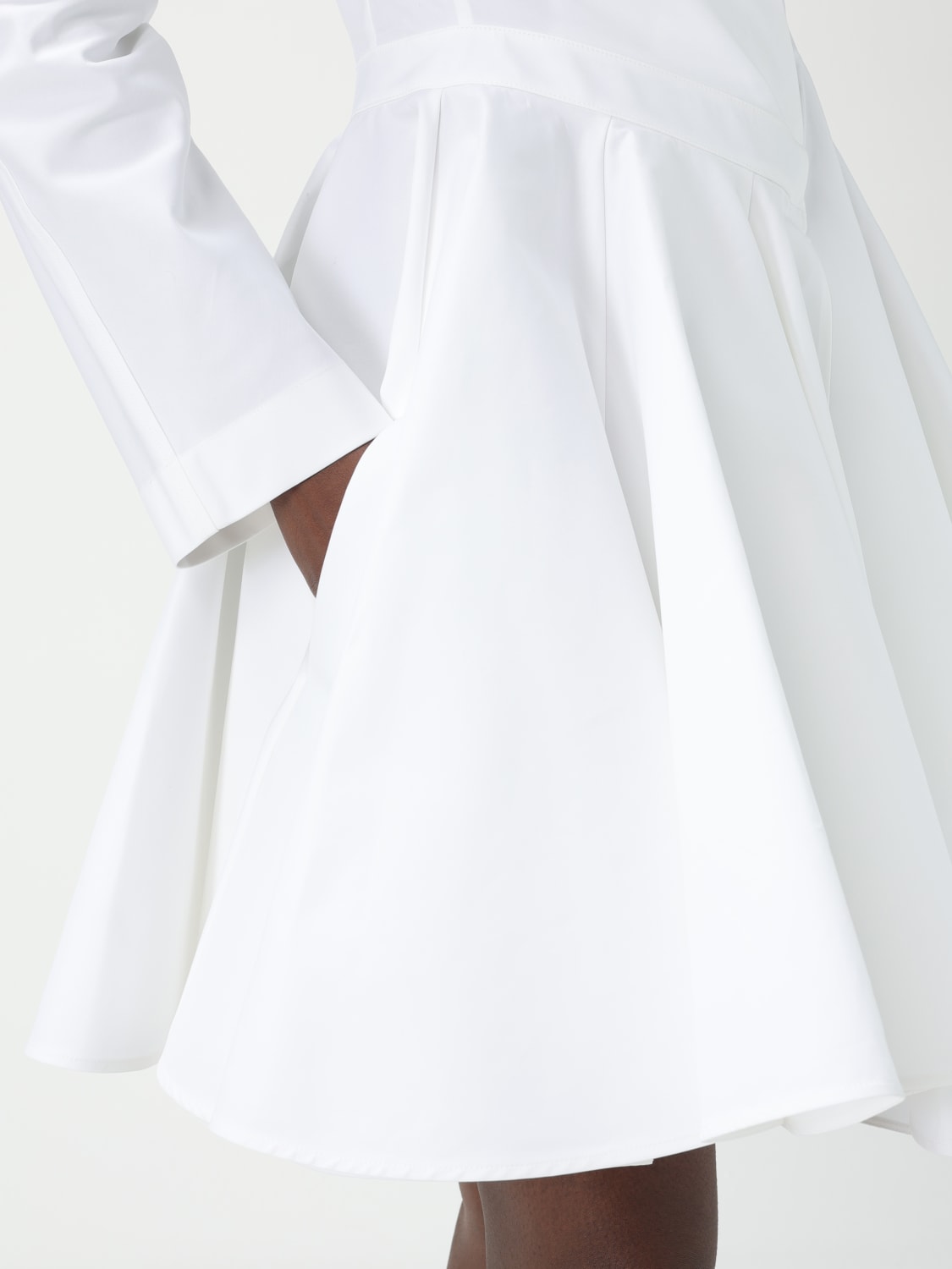 ALAÏA DRESS: Dress woman AlaÏa, White - Img 4