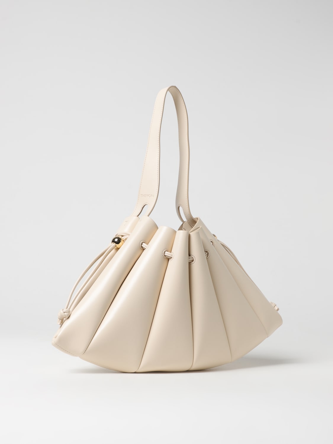 THEMOIRÈ BORSA A SPALLA: Borsa a spalla Calipso Themoiré, Bianco - Img 2