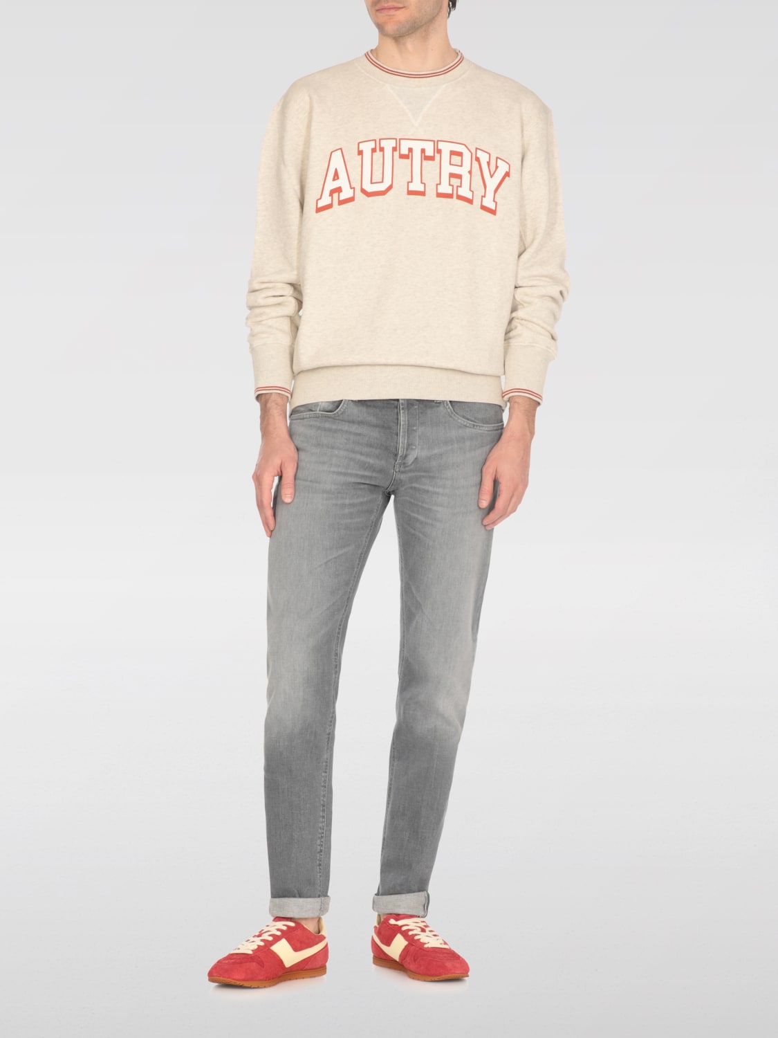 AUTRY: Sweater men - Grey | Autry sweater SWPM75JJ online at