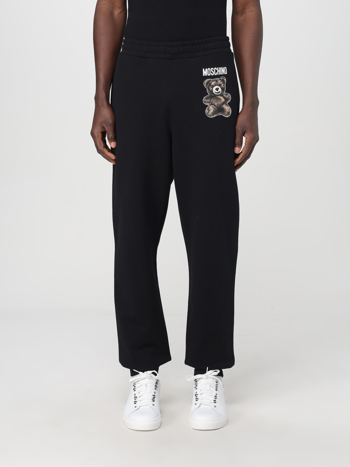 MOSCHINO COUTURE 裤子: 运动服 男士 Moschino Couture, 黑色 - Img 1