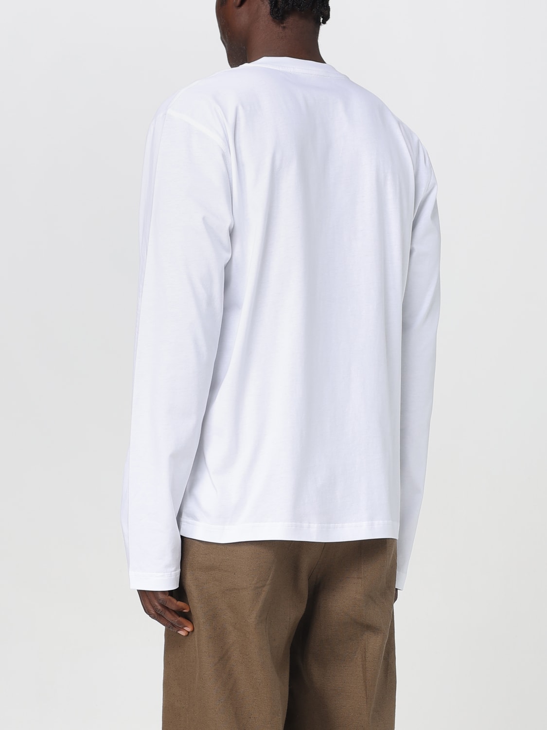 MOSCHINO COUTURE T-SHIRT: T-shirt in cotone con logo Moschino Couture, Bianco - Img 3