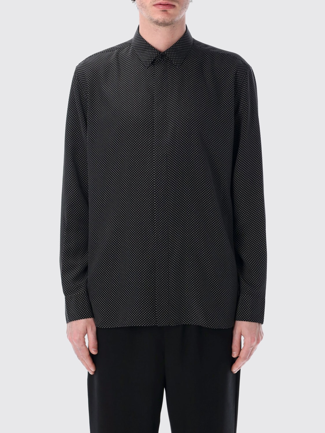 SAINT LAURENT SHIRT: T-shirt men Saint Laurent, Black - Img 1