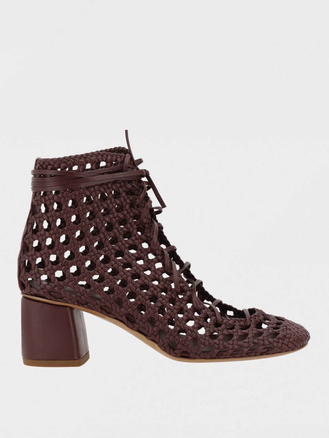 ミドルブーツ FORTE FORTE Women Boots 9995MYSHOES 2502 BROWN FORTE FORTE: Boots woman - Burgundy | Forte Forte boots