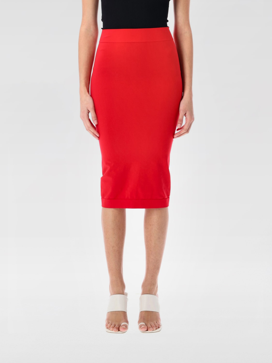 ANDREADAMO FALDA: Falda mujer Andreadamo, Rojo - Img 1