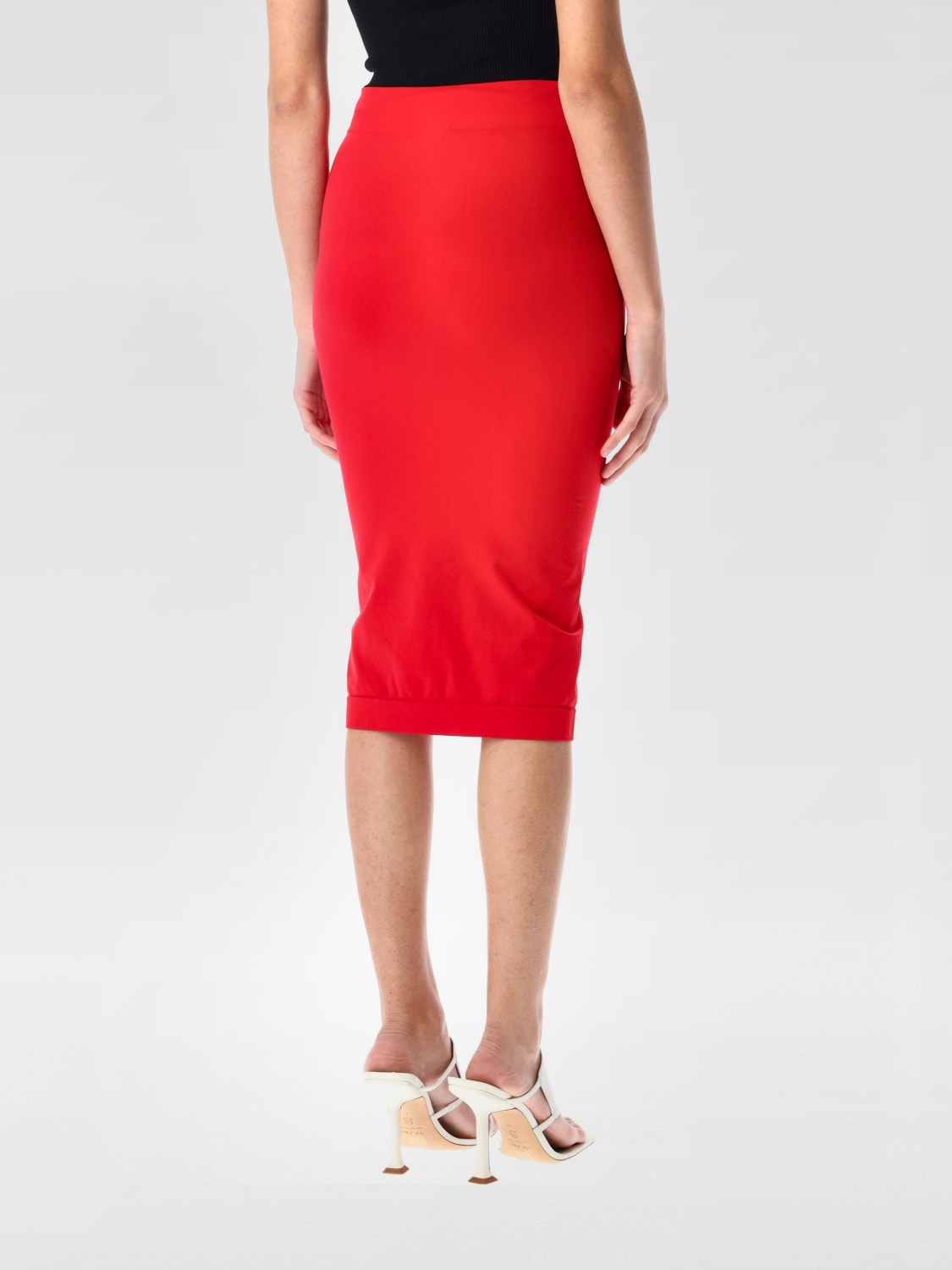 ANDREADAMO FALDA: Falda mujer Andreadamo, Rojo - Img 2