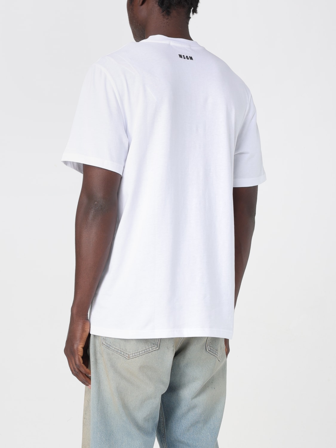 Tシャツ・カットソー MSGM Men T-shirt White 3840MM110257097 01 MSGM: T-shirt men - White | MSGM t-shirt 3840MM110257097