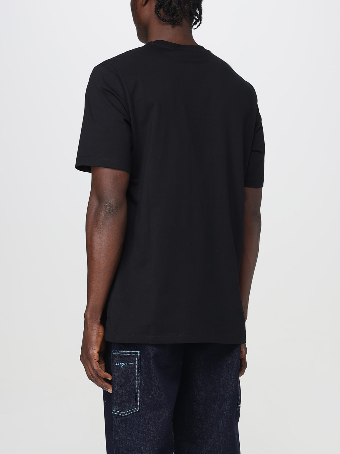 Tシャツ・カットソー MSGM Men T-shirt Black 3840MM104257098 99 MSGM: T-shirt men - Black | MSGM t-shirt 3840MM102257098