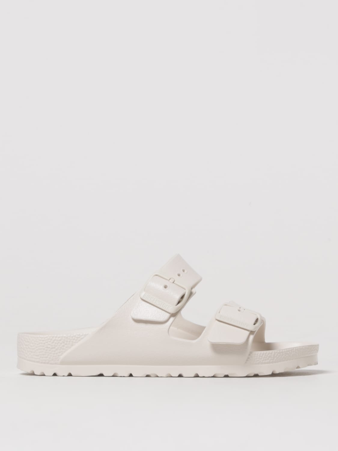BIRKENSTOCK HEELED SANDAL: Flat sandals woman Birkenstock, White - Img 1