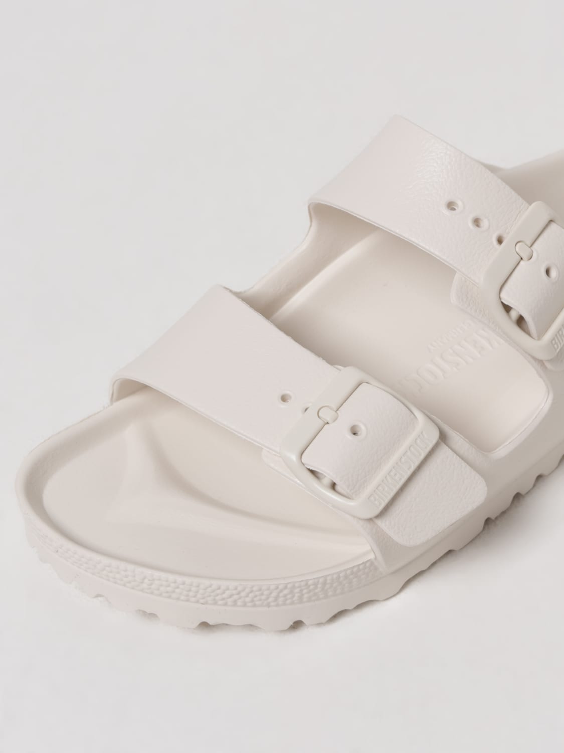 BIRKENSTOCK HEELED SANDAL: Flat sandals woman Birkenstock, White - Img 4