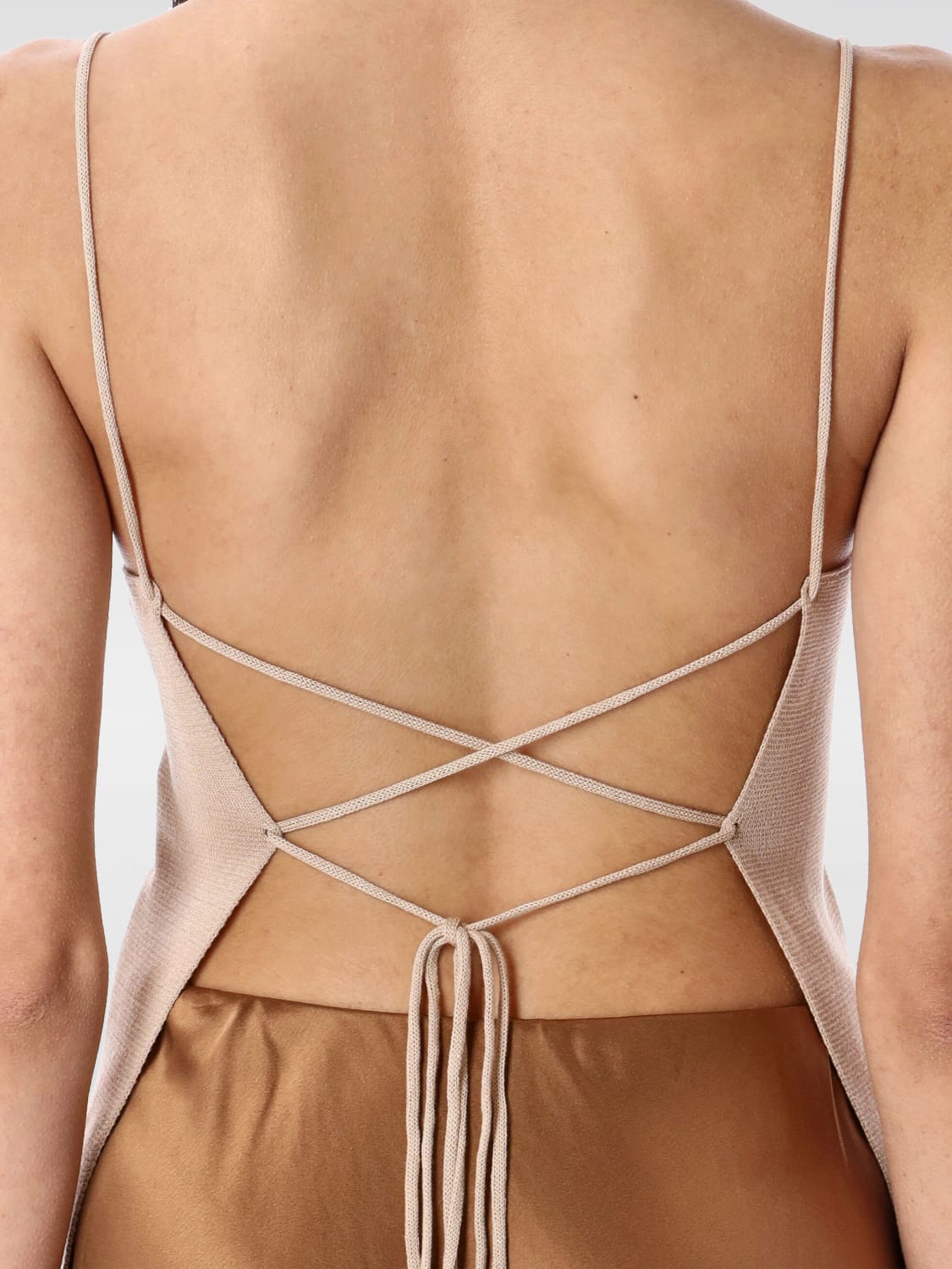 BY MALENE BIRGER TOP: Top femme by Malene Birger, Beige - Img 3