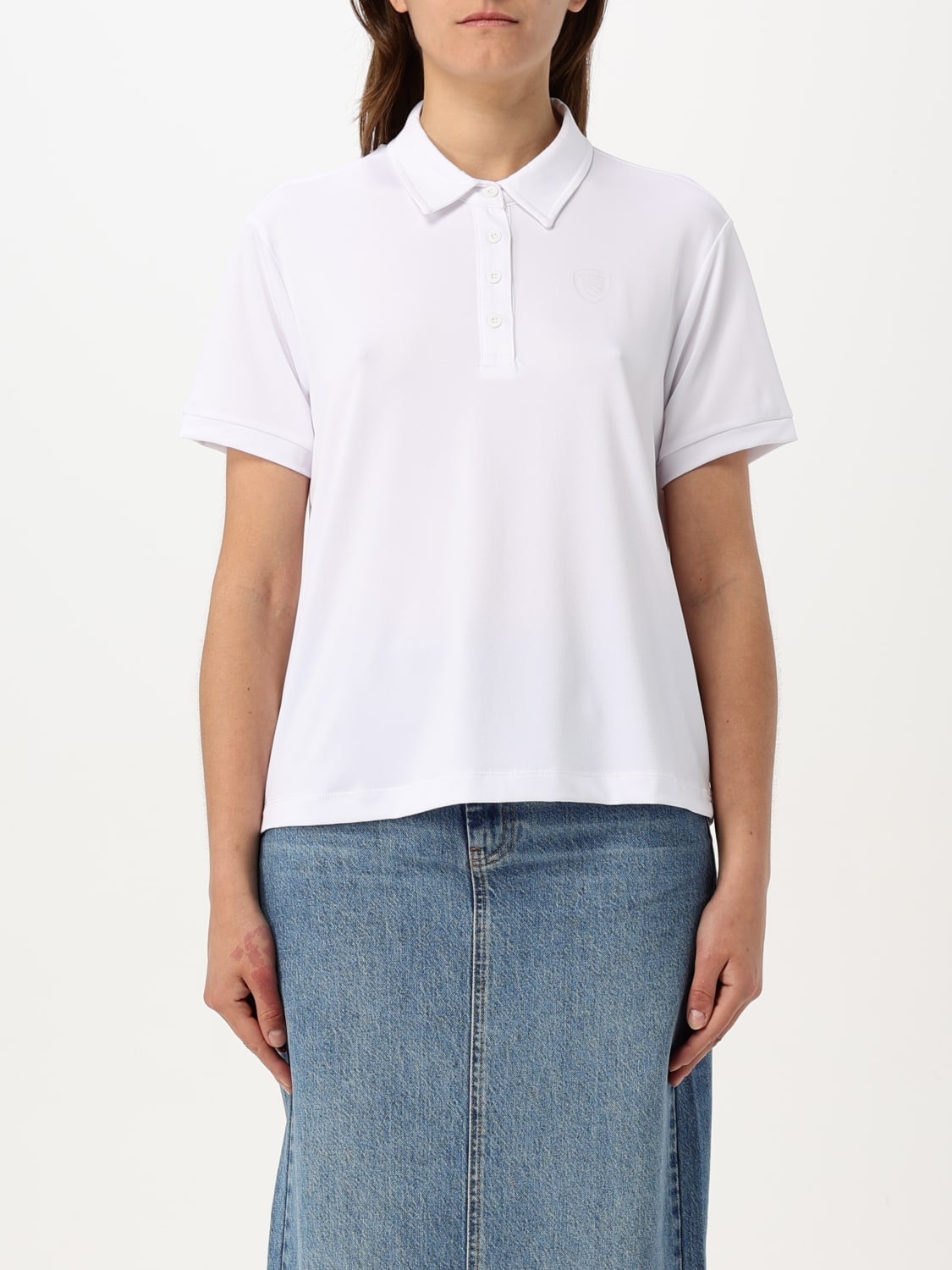 BLAUER POLO: Polo classica Blauer in cotone , Bianco - Img 1