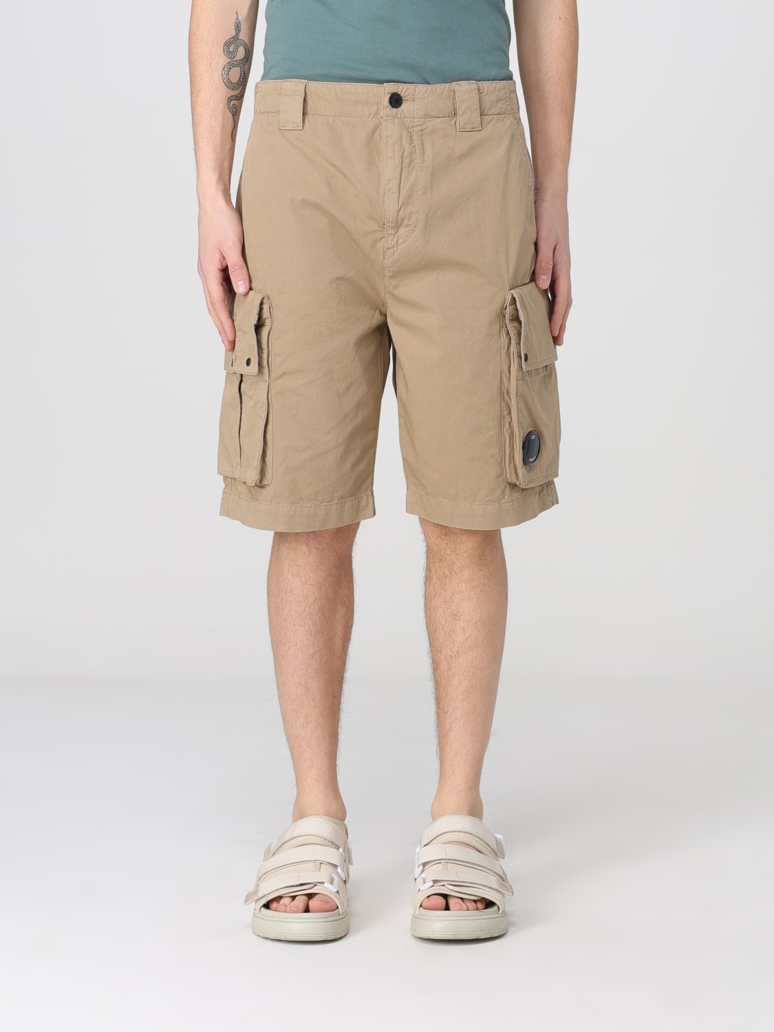 C.P. COMPANY SHORTS: Short men C.P. Company, Beige - Img 1