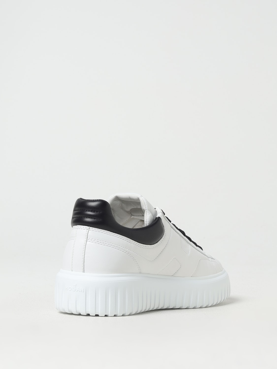 スニーカー HOGAN Men Sneakers HXM6450FC60LE90001 White Sneakers Hogan H-Stripes WHITE, BLACK for Man