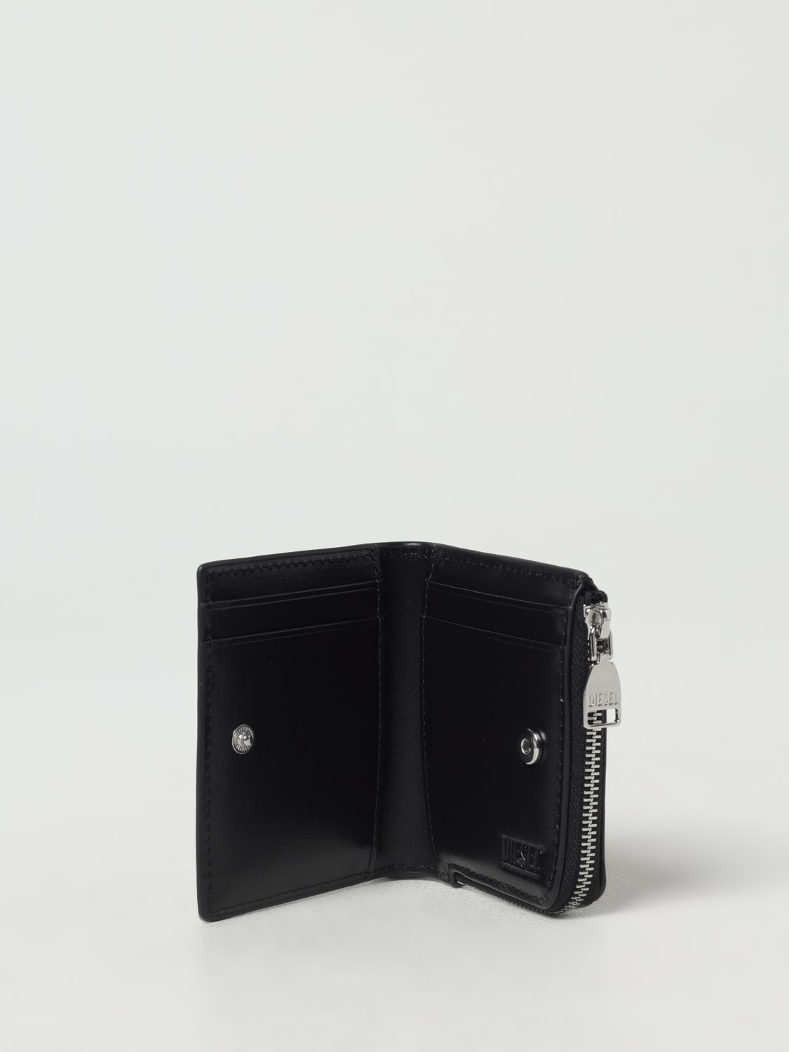 DIESEL PORTAFOGLIO: Portafoglio Diesel in nappa , Nero - Img 2