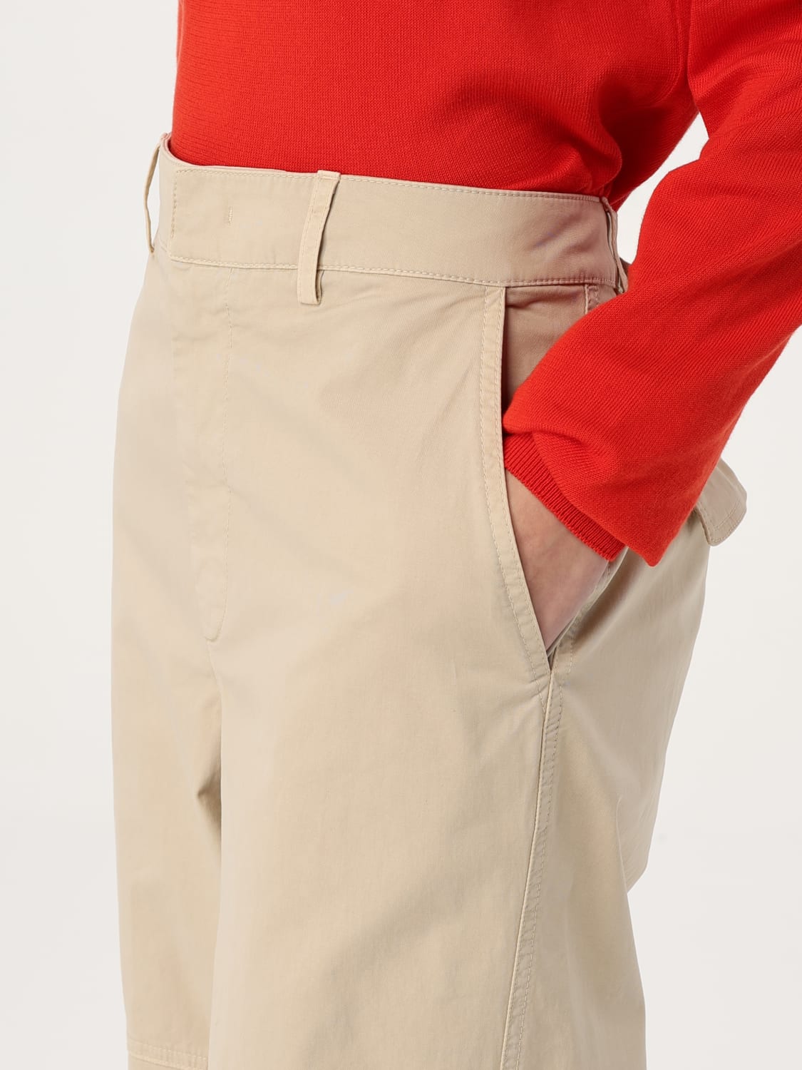 パンツ DONDUP Woman Pants Sand DP809GSE046DIZ1 010 DONDUP Woman Pants Sand DP809GSE046DIZ1 010 (DONDUP/パンツ