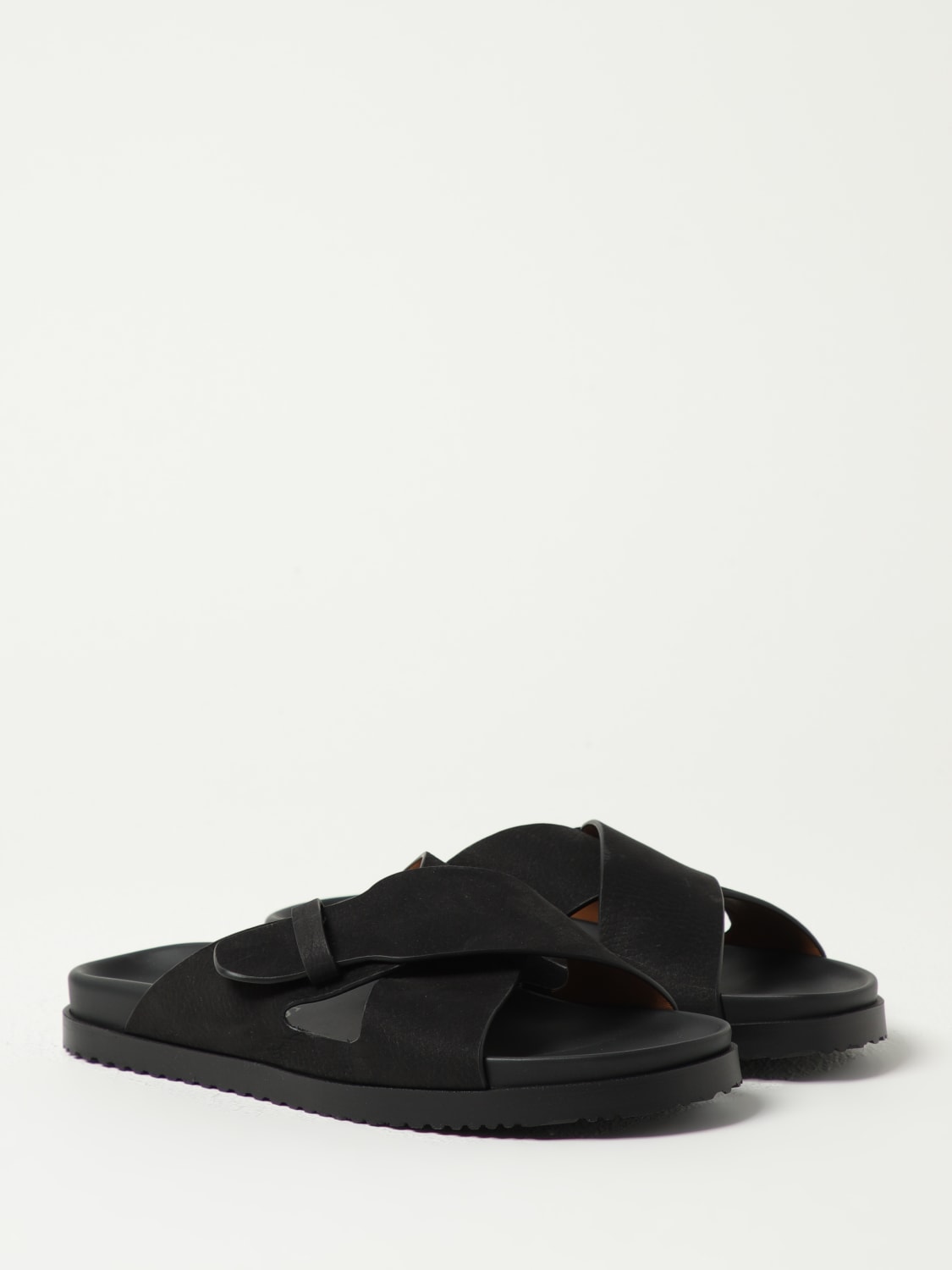 サンダル DOUCAL'S Men Sandals Black DU3180NECKPF773 NN00 DOUCAL'S: Sandals men - Black | Doucal's sandals
