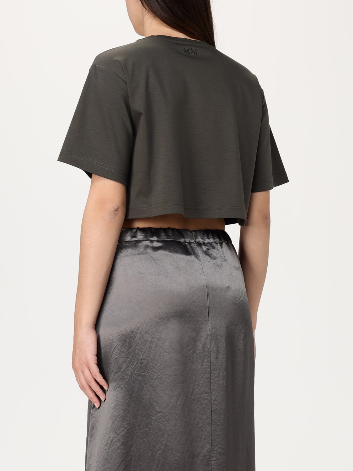 MM MAX MARA: T-shirt woman - Green | Mm Max Mara t-shirt